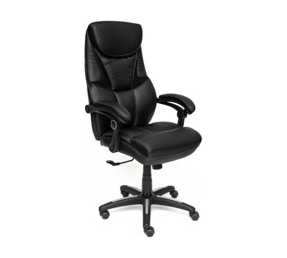 Кресло TetChair CAMBRIDGE кожзам/ткань черный/черный 36-6/11 12756 1