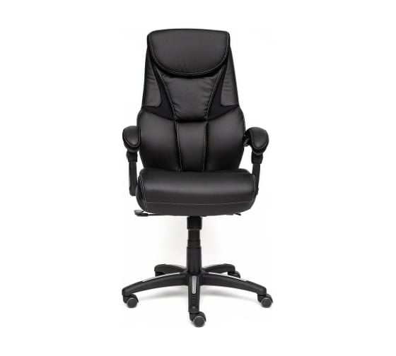 Кресло TetChair CAMBRIDGE кожзам/ткань черный/черный 36-6/11 12756