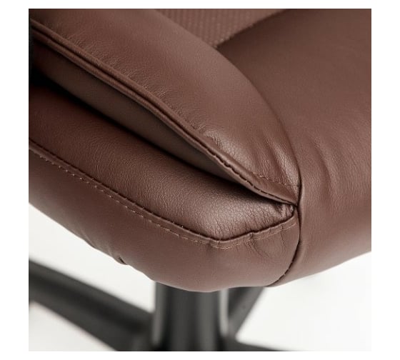 Кресло TetChair OREON кожзам коричневый/коричневый перфорированный 36-36/36-36/06 10124