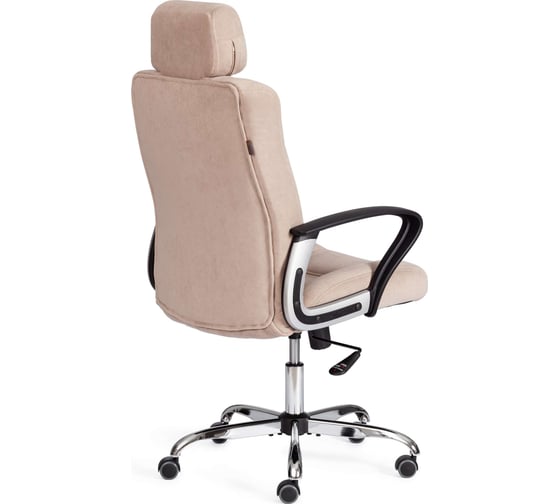Кресло Tetchair OXFORD флок, бежевый 21164