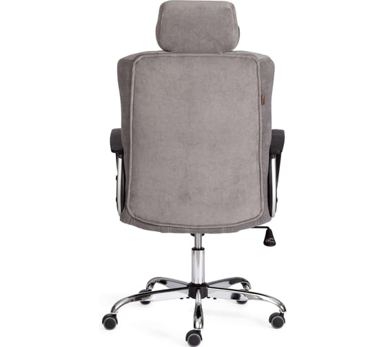 Кресло Tetchair OXFORD флок, серый 21163