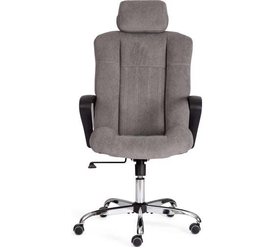 Кресло Tetchair OXFORD флок, серый 21163