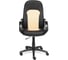 Кресло TetChair PARMA кожзам черный/бежевый 36-6/36-34 7626 4