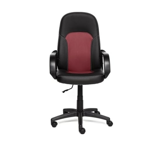 Кресло TetChair PARMA кожзам черный/бордо 36-6/36-7 8736
