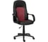 Кресло TetChair PARMA кожзам черный/бордо 36-6/36-7 8736 1