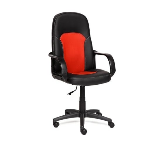 Кресло TetChair PARMA кожзам черный/красный 36-6/36-161 2956