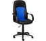 Кресло TetChair PARMA кожзам черный/синий 36-6/36-39 3526 1