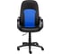 Кресло TetChair PARMA кожзам черный/синий 36-6/36-39 3526 2