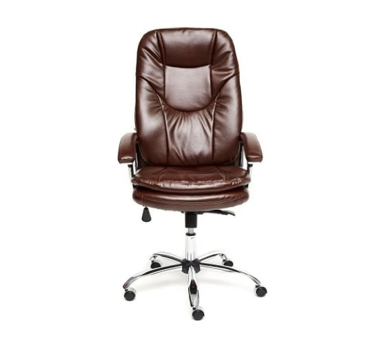 Кресло TetChair SOFTY LUX кожзам коричневый 2 TONE 12903