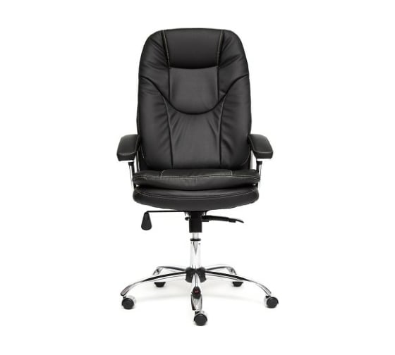Кресло TetChair SOFTY LUX кожзам черный 36-6 12902