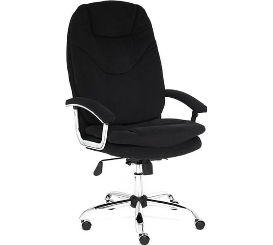 Кресло TetChair SOFTY LUX флок черный 35 13594
