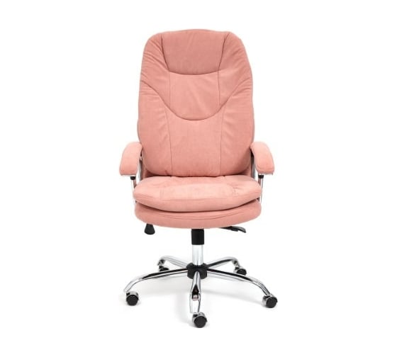 Кресло TetChair SOFTY LUX флок розовый 137 13952
