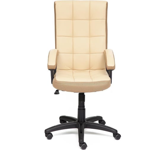 Кресло TetChair TRENDY кожзам/ткань бежевый/бронзовый 36-34/21 12020