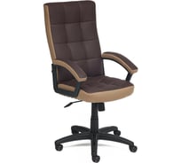 Кресло TetChair TRENDY кожзам/ткань коричневый/бронзовый 36-36/21 11074