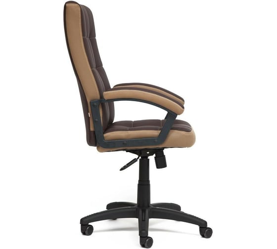 Кресло TetChair TRENDY кожзам/ткань коричневый/бронзовый 36-36/21 11074