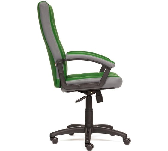 Кресло TetChair TRENDY кожзам/ткань зеленый/серый 36-001/12 12022