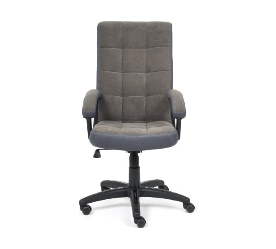 Кресло TetChair TRENDY флок/ткань серый 29/TW-12 15024