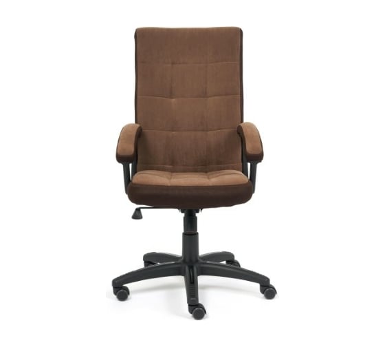 Кресло TetChair TRENDY флок/ткань коричневый 6/TW-24 15023