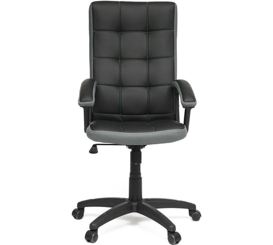 Кресло TetChair TRENDY кожзам/ткань черный/серый 36-6/12 11461