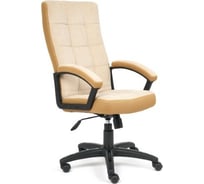Кресло TetChair TRENDY флок/ткань бежевый/бронза 7/TW-21 15025