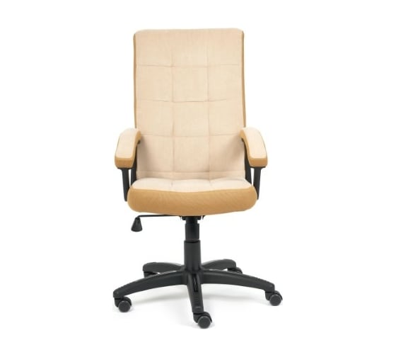 Кресло TetChair TRENDY флок/ткань бежевый/бронза 7/TW-21 15025