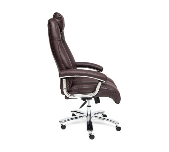 Кресло TetChair TRUST кожзам коричневый/коричневый стеганный/коричневый 36-36/36-36/6/36-36/06 13135