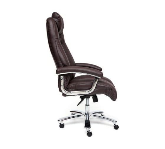 Кресло TetChair TRUST кожзам коричневый/коричневый стеганный/коричневый 36-36/36-36/6/36-36/06 13135