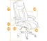 Кресло TetChair TRUST кожзам коричневый/коричневый стеганный/коричневый 36-36/36-36/6/36-36/06 13135 21