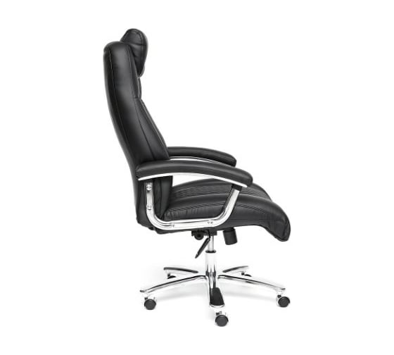 Кресло TetChair TRUST кожзам черный/черный стеганный/черный 36-6/36-6/36-6/06 12734