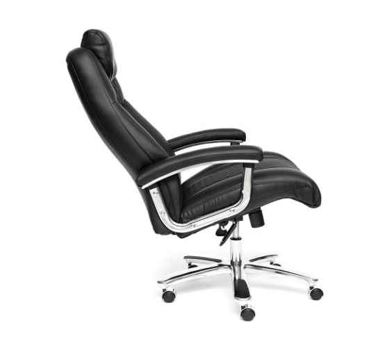 Кресло TetChair TRUST кожзам черный/черный стеганный/черный 36-6/36-6/36-6/06 12734