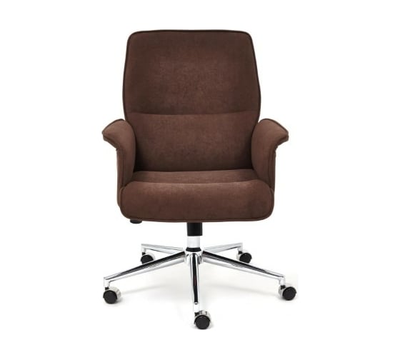 Кресло TetChair YORK флок коричневый 6 13860