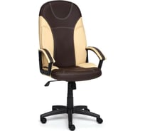 Кресло TetChair TWISTER кожзам коричневый/бежевый 36-36/36-34 5551