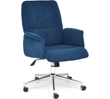 Кресло TetChair YORK флок синий 32 13862