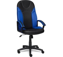Кресло TetChair TWISTER кожзам черный/синий 36-6/36-39 3498