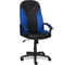Кресло TetChair TWISTER кожзам черный/синий 36-6/36-39 3498 1