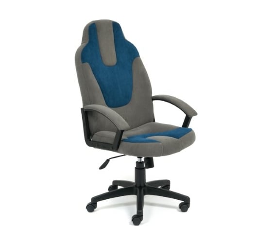 Кресло TetChair NEO 3 флок серый/синий 29/32 15139