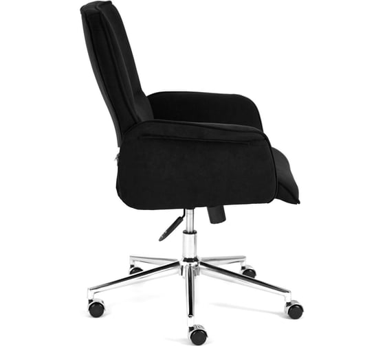 Кресло TetChair YORK флок черный 35 13559
