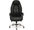Кресло TetChair BOSS люкс хром кожзам черный/черный перфорированный 36-6/36-6/06 9160 2