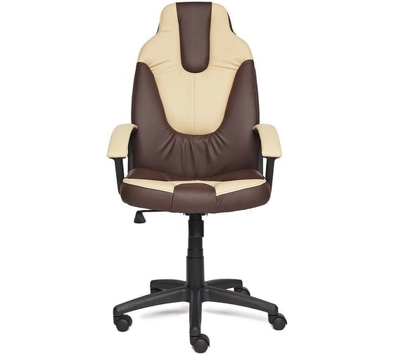 Кресло TetChair NEO 2 кожзам коричневый/бежевый 36-36/36-34 9009
