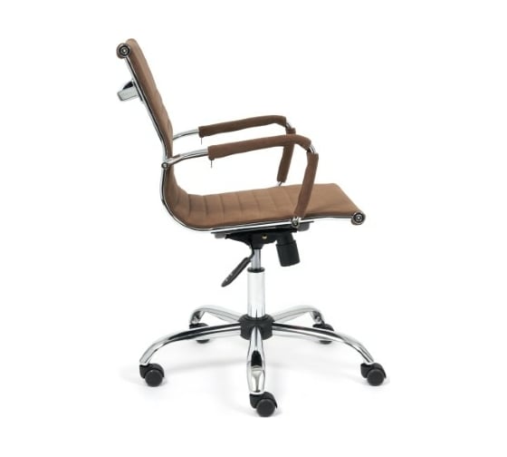 Кресло TetChair URBAN-LOW флок коричневый 6 14446
