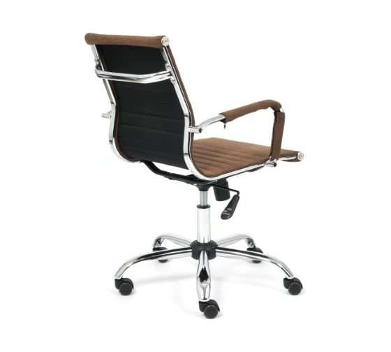 Кресло TetChair URBAN-LOW флок коричневый 6 14446