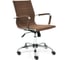Кресло TetChair URBAN-LOW флок коричневый 6 14446 1