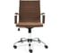 Кресло TetChair URBAN-LOW флок коричневый 6 14446 2