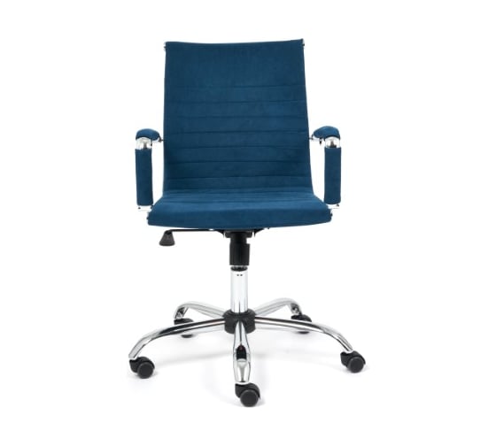 Кресло TetChair URBAN-LOW флок синий 32 14448