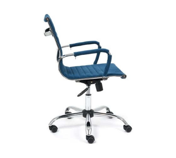 Кресло TetChair URBAN-LOW флок синий 32 14448