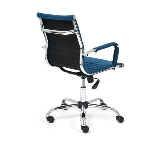 Кресло TetChair URBAN-LOW флок синий 32 14448