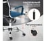 Кресло TetChair URBAN-LOW флок синий 32 14448 4