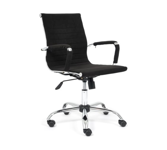 Кресло TetChair URBAN-LOW флок черный 35 14444