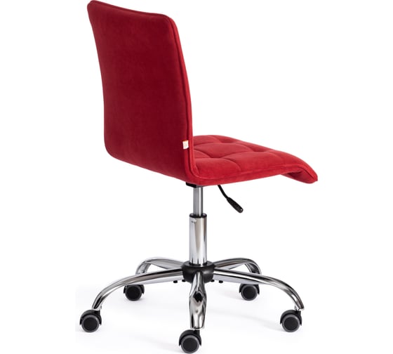 Кресло TetChair ZERO флок бордовый 10 13503