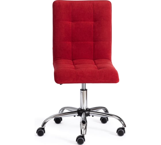 Кресло TetChair ZERO флок бордовый 10 13503